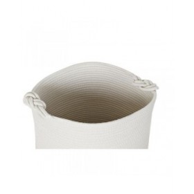 Set di Cestini DKD Home Decor Bianco Cotone Iuta (45 x 45 x 54 cm) (6 Pezzi)