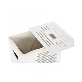 Set di Cesti DKD Home Decor Bianco Nero Beige Legno MDF 40 x 30 x 56 cm (5 Pezzi) (5 Unità)
