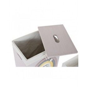 Set di Cesti DKD Home Decor Giallo Bianco Grigio Rosa Legno di paulownia Per bambini 40 x 30 x 55 cm (5 Pezzi) (5 Unità)