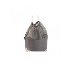 Cesto per i Panni Sporchi DKD Home Decor Giallo Azzurro Grigio Piede di Crow 40 x 40 x 60 cm (3 Unità)