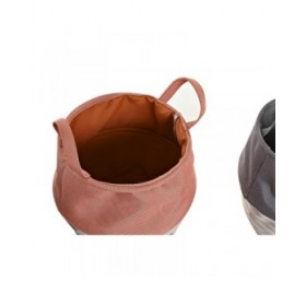 Cesto per i Panni Sporchi DKD Home Decor Grigio Arancio 28 x 28 x 30 cm (3 Unità)