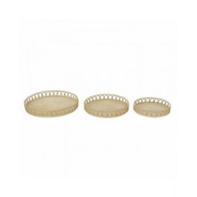 Centrotavola DKD Home Decor Marrone Bambù (58 x 58 x 9 cm)