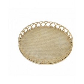 Centrotavola DKD Home Decor Marrone Bambù (58 x 58 x 9 cm)