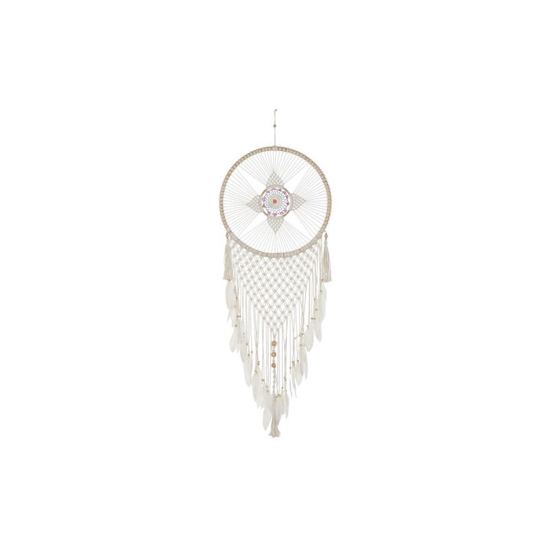 Acchiappasogni DKD Home Decor Piume Boho 52 x 1 x 145 cm