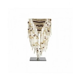 Statua Decorativa DKD Home Decor Collana Ferro Conchiglie (23,5 x 15 x 70 cm)