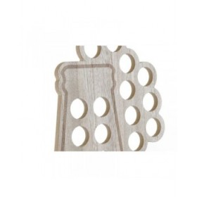 Decorazione da Parete DKD Home Decor MDF Birra (25 x 1 x 55 cm)