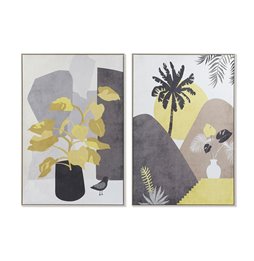 Valigia decorativa Alexandra House Living Marrone Ferro Stile artigianale 40 x 28 x 60 cm