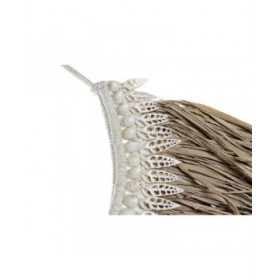 Decorazione da Parete DKD Home Decor Beige Marrone Conchiglie Fibra (70 x 3 x 57 cm)