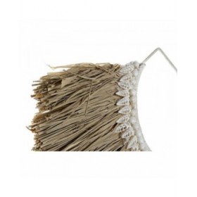 Decorazione da Parete DKD Home Decor Beige Marrone Conchiglie Fibra (70 x 3 x 57 cm)