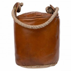 Fermaporta Alexandra House Living Cotone Pelle 20 x 20 x 20 cm Marrone