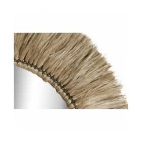 Specchio da parete DKD Home Decor Cristallo Naturale Iuta (52 x 3 x 52 cm)