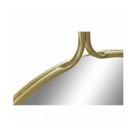 Specchio da parete DKD Home Decor Dorato 72 x 2 x 91,5 cm