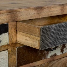Credenza Alexandra House Living Marrone Legno Metallo Ferro 47 x 95 x 180 cm