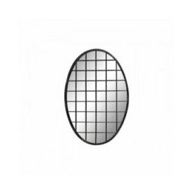 Specchio da parete DKD Home Decor Nero 47,5 x 2,3 x 70 cm