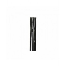 Specchio da parete DKD Home Decor Nero 91 x 2 x 120 cm
