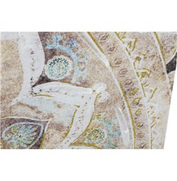 Specchio da parete Alexandra House Living Marrone Ferro Fibra naturale 77 x 3 x 97 cm
