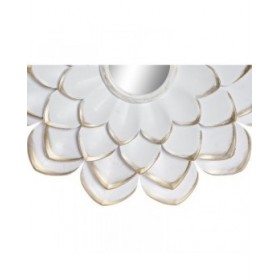 Set di Specchi DKD Home Decor Specchio Champagne Dorato Bianco PP 2 Unità (35 x 1,5 x 35 cm)