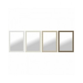 Specchio da parete DKD Home Decor Marrone Nero Grigio scuro Avorio 70 x 2 x 97 cm (4 Unità)