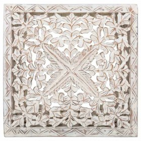 Tavolino da Caffè Alexandra House Living Bianco Legno di mango 45 x 45 x 45 cm