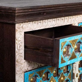 Credenza Alexandra House Living Ottone Legno di mango 40 x 150 x 90 cm