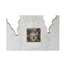 Specchio da parete DKD Home Decor Dorato Piume Indiano Decapaggio 90 x 3 x 90 cm