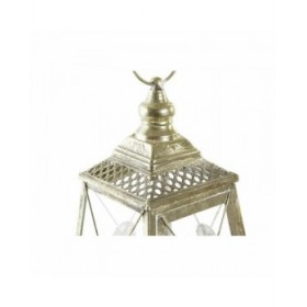Lanterna DKD Home Decor Cristallo Dorato Metallo (18 x 18 x 36 cm)