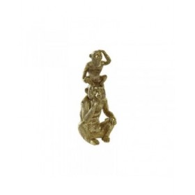 Statua Decorativa DKD Home Decor Dorato 13,5 x 10 x 30 cm