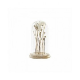 Statua Decorativa DKD Home Decor 15 x 15 x 26 cm Marrone Fiori