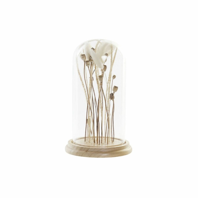 Statua Decorativa DKD Home Decor 15 x 15 x 26 cm Marrone Fiori