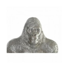 Statua Decorativa DKD Home Decor Argentato Coloniale Gorilla 38 x 55 x 52 cm