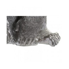 Statua Decorativa DKD Home Decor Argentato Coloniale Gorilla 46 x 40 x 61 cm