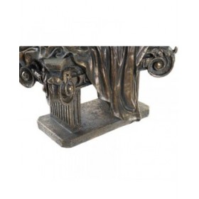 Statua Decorativa DKD Home Decor Donna Rame Resina (30,5 x 15,5 x 28,5 cm)
