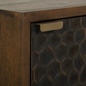 Comodino Alexandra House Living Marrone 35 x 60 x 40 cm