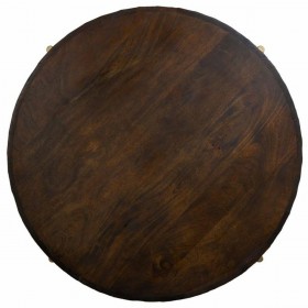 Tavolino da Caffè Alexandra House Living Marrone Legno Ferro 80 x 50 x 80 cm