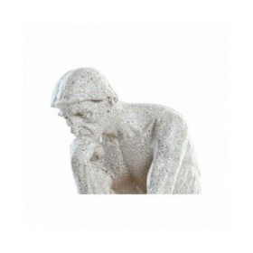 Statua Decorativa DKD Home Decor The Thinker Beige Uomo 12 x 11 x 25 cm