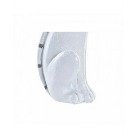 Statua Decorativa DKD Home Decor Bianco Gatto Romantico 30 x 40 cm 9 x 9 x 24 cm