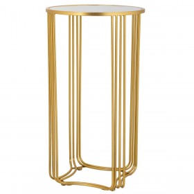 Tavolo angolare Alexandra House Living Oro 38 x 70 x 38 cm