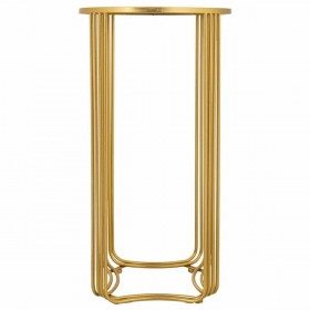 Tavolo angolare Alexandra House Living Oro 38 x 70 x 38 cm