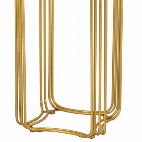 Tavolo angolare Alexandra House Living Oro 38 x 70 x 38 cm