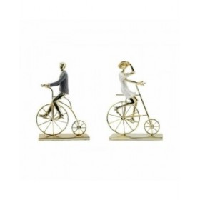 Statua Decorativa DKD Home Decor Metallo Alluminio Resina (22,5 x 11 x 33,5 cm) (2 Unità)