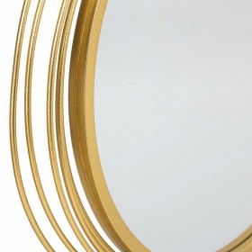 Specchio da parete Alexandra House Living Oro Metallo Ferro Specchio 4 x 49 x 66 cm