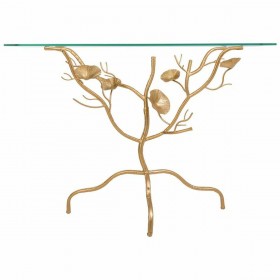 Ingresso Alexandra House Living Oro Vetro Ferro 40 x 80 x 110 cm