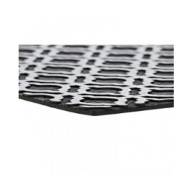 Zerbino DKD Home Decor Argentato Nero Dorato Gomma Arabo 2 Unità (75 x 45 x 0,5 cm)