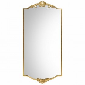 Specchio da parete Alexandra House Living Oro Metallo Ferro Specchio 3 x 107 x 50 cm