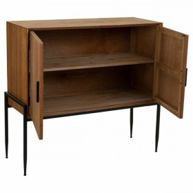 Credenza Alexandra House Living Marrone Ferro Lamiera Legno di abete 40 x 99 x 110 cm