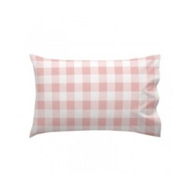 Set di copripiumino HappyFriday Basic Kids Rosa Culla Neonato Vichy 2 Pezzi