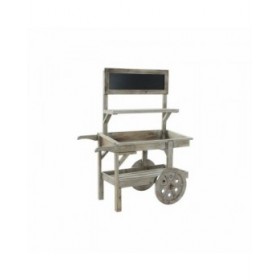 Carrello da Giardino DKD Home Decor 87 x 14 x 109 cm 87 x 41 x 109 cm Marrone Chiaro