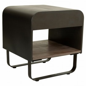 Comodino Alexandra House Living Marrone 52 x 56 x 50 cm