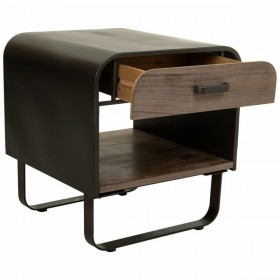 Comodino Alexandra House Living Marrone 52 x 56 x 50 cm