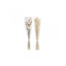 Mazzo DKD Home Decor Beige Marrone Fiore secco (12 x 12 x 76 cm) (2 Unità)